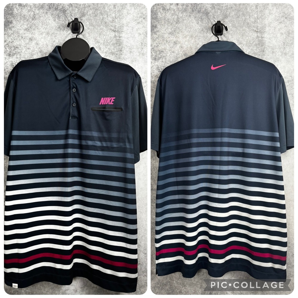 Bundle Lot of 7 Nike Dri Fit Golf Short Sleeve Performance Polo Shirts Size XXL - Picture 5 of 10